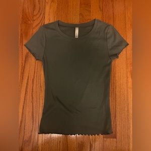 Dark olive green tee shirt!